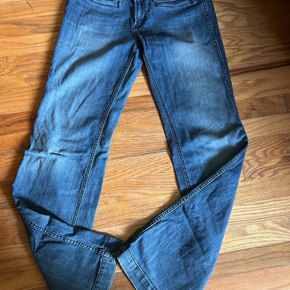 Ariat Blue Flare Wide Leg Jeans